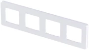 Рамка Legrand INSPIRIA 4 поста 84х297х10 мм, материал корпуса - пластик, монтаж - универсальный, цвет - жемчуг 