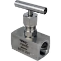Клапан игольчатый DN.ru VN3232M-T-Ht 1″ Ду25 Ру400 резьбовой, корпус - нержавеющая сталь 316, уплотнение - металл, с Т-образной рукояткой