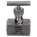 Клапан игольчатый DN.ru VN3232M-T-Ht 3/8″ Ду10 Ру400 резьбовой, корпус - нержавеющая сталь 316, уплотнение - металл, с Т-образной рукояткой