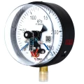 Манометр ФИЗТЕХ ДМ2005ф 0-250 кПа d.160 класс точности 1.5, резьбовое соединение М20х1.5, степень защиты корпуса IP40, электроконтактный, с сигнализирующим устройством тип V, радиальное присоединение