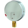 Манометр ФИЗТЕХ МП3-Уф (0-600 кПа) IP40, общетехнический 100мм, исполнение ЭКО, радиальное присоединение, резьба G1/2, класс точности 1.5