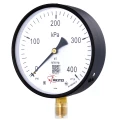 Манометр ФИЗТЕХ МП4-Уф 0-400 кПа IP40, общетехнический 160 мм, резьба М20х1.5, класс точности - 1.5, радиальный штуцер