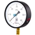 Манометр ФИЗТЕХ МП4-Уф 0-60 кПа IP40, общетехнический 160 мм, резьба М20х1.5, класс точности - 1.5, радиальный штуцер