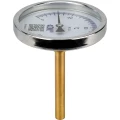Термометр биметаллический осевой DN.ru TB-311-A1.5 (0-160°C) L=100мм Ру25, диаметр корпуса - 100мм, нержавеющая сталь 304, длина погружной части L=100мм, класс точности - 1.5