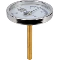 Термометр биметаллический осевой DN.ru TB-311-A1.5 (0-120°C) L=100мм Ру10, диаметр корпуса - 100мм, нержавеющая сталь 304, длина погружной части L=100мм, класс точности - 1.5
