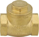 Клапан обратный Genebre 3185 1″ 1/4 Ду32 Ру10 муфтовый, поворотный, корпус - латунь, диск - латунь, уплотнение - NBR клапан+обратный+ду