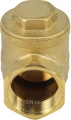 Клапан обратный Genebre 3185 2″ Ду50 Ру10 муфтовый, поворотный, корпус - латунь, диск - латунь, уплотнение - NBR клапан+обратный+латунный