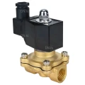 Клапан электромагнитный DN.ru VS300-ET-NC-220VAC 3/4″ Ду20 Ру10, соленоидный двухходовой, корпус - латунь, уплотнение - EPDM, резьбовой, нормально-закрытый, прямого действия, катушка - 220В