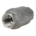 Клапан обратный DN.ru VCS3232P-T 1/2″ Ду15 Ру16 резьбовой, пружинный, корпус - нержавеющая сталь 316, диск - нержавеющая сталь 316, уплотнение - PTFE