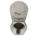 Клапан обратный DN.ru VCSY3131P-T 1″ Ду25 Ру40 Y-образный, резьбовой, пружинный, корпус - нержавеющая сталь 304, диск - нержавеющая сталь 304, уплотнение - PTFE