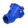 Клапан обратный DN.ru VCB1433N-T 1/2″ Ду15 Ру16 муфтовый, шаровой, корпус - чугун, шар - сталь+NBR, уплотнение - NBR