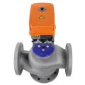 Клапан регулирующий трехходовой TRV-3 Ду20 Ру16 с электроприводом TSL-1600-25-1R-230-IP67 (с функцией реверса)