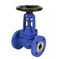 Клапан запорный сильфонный DN.ru VSO2130M-F-S Ду65 Ру40, фланцевый, корпус - сталь GS-C25, уплотнение - металл, управление - штурвал