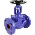 Клапан запорный сильфонный DN.ru VSO1121M-F-S Ду50 Ру16, фланцевый, корпус - чугун GG25, уплотнение - металл, управление - штурвал