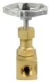 Клапан запорный игольчатый VYC 147-01 латунный 3/4″ Ду20 Ру200 игольчатый клапан