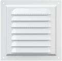 Решетка вентиляционная ERA МЭ 150х150 сетка, материал – окрашенная сталь, белая