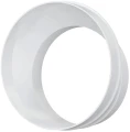 Соединитель ERA РЭП D125/150  эксцентриковый, пластиковый для соединения воздуховодов, белый