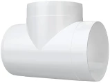 Тройник Т-образный ERA ТП Ду125 для соединения воздуховодов, пластиковый Тройник Т-образный ERA ТП Ду125 для соединения воздуховодов, пластиковый