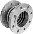 Компенсатор сильфонный осевой DN.ru Ду125 Ру16 фланцевый, сильфон - сталь SS316, осевой ход 30 мм (опрессовано)