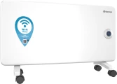 Конвектор электрический THERMEX Frame E Wi-Fi 1500E 1.5 кВт с электронным термостатом, ножки с шасси, белый
