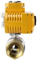 Кран шаровой Genebre 3023 06 1″ Ду25 Ру40 полнопроходной, двухходовой, латунь CW617N, уплотнение - PTFE, внутренняя резьба, с электроприводом DN.ru-005 380В краны шаровые под привод