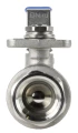 Кран шаровой Genebre 2015 05 3/4″ Ду20 Ру63 полнопроходной, двухходовой, нержавеющая сталь AISI 316, уплотнение - PTFE, внутренняя резьба, ручка-рычаг, с ISO-фланцем genebre шаровой