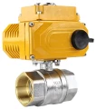 Кран шаровой Genebre 3023 09 2″ Ду50 Ру40 полнопроходной, двухходовой, латунь CW617N, уплотнение - PTFE, внутренняя резьба, с электроприводом DN.ru-005 220В краны шаровые с электроприводом 220в