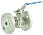 Кран шаровой DN.ru BV3232P(2pc)-FP-F-ISO-H Ду15 Ру40, корпус - нержавеющая сталь 316, уплотнение - PTFE, полнопроходной фланцевый с ISO-фланцем и рукояткой, 9х9, F03/F04 краны шаровые нержавеющие ду15