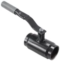 Кран шаровой Forteca КШС 180.1 11с67п 1/2″ Ду15 Ру40 стандартнопроходной, двухходовой, углеродистая сталь 20, уплотнение - фторопласт, внутренняя резьба, ручка-рычаг Кран шаровый Forteca 11с67п КШС 180.1 Ду50 Ру40 резьбовой с рукояткой