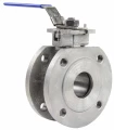 Кран шаровой DN.ru BV3232P-FP-Fb-ISO-H Ду50 Ру16, корпус - нержавеющая сталь 316, уплотнение - PTFE, полнопроходной, межфланцевый, с ISO-фланцем и рукояткой,  короткий корпус L=80 мм,  14х14,  F05/F07