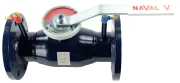 Кран шаровой Naval 265516 Ду200 Ру16 полнопроходной, регулирующий линейный, углеродистая сталь P235GH, уплотнение - PTFE, фланцевый, ручка-рычаг шаровой кран навал цена