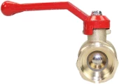 Кран шаровой ГАЛЛОП Стандарт 220 (аналог 11б27п1) 3/4″ Ду20 Ру40 полнопроходной, двухходовой, латунь, уплотнение - PTFE, внутренняя резьба, ручка-рычаг Кран шаровой ГАЛЛОП Стандарт 220 (аналог 11б27п1) 3/4″ Ду20 Ру40 полнопроходной, двухходовой, латунь, уплотнение - PTFE, внутренняя резьба, ручка-рычаг