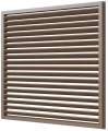 Экран радиаторный ERA ПР 600х600 фланец, материал – пластик, коричневый