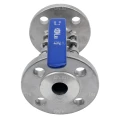Кран шаровой DN.ru BV3131P(3pc)-FP-F-H Ду15 Ру40, полнопроходной, трехсоставной, сталь 304, уплотнение - PTFE, фланцевый с рукояткой