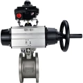 Кран шаровой DN.ru BV3232P-FP-Fb-ISO-H Ду80 Ру16 полнопроходной межфланцевый, корпус - нержавеющая сталь AISI316, уплотнение - PTFE, с пневмоприводом DN.ru PA-DA-105-1 и БКВ APL-410N EX Кран шаровой DN.ru BV3232P-FP-Fb-ISO-H Ду80 Ру16 полнопроходной межфланцевый, корпус - нержавеющая сталь AISI316, уплотнение - PTFE, с пневмоприводом DN.ru PA-DA-105-1 и БКВ APL-410N EX