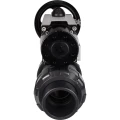 Кран шаровой DN.ru BV4242E-FP-GRM-ISO Дн40 Ру10 полнопроходной, корпус - НПВХ, шар - НПВХ, уплотнение - EPDM, с пневмоприводом PA-DA-105-1 двойного действия со штурвалом