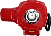 Кран шаровой DN.ru BV3232P(4pc)-SP-3WL-T-ISO-H Ду40 Ру63 стандартнопроходной трехходовой L-тип, нержавеющая сталь SS316, внутренняя резьба, уплотнение - PTFE, с 1/4-оборотным электроприводом DN.ru QT-EX-005M-O2-380VAC-У1