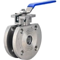 Кран шаровой DN.ru BV3232P-FP-Fb-ISO-H WDVF Ду80 Ру16 полнопроходной, межфланцевый, корпус - нержавеющая сталь 316, уплотнение - PTFE, с ISO-фланцем и рукояткой