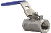 Кран шаровой DN.ru BV3232P-SP-T-H Ду8 Ру63 стандартнопроходной двухходовой, нержавеющая сталь SS316, внутренняя резьба, уплотнение - PTFE, ручка-рычаг Кран шаровой DN.ru BV3232P-SP-T-H Ду8 Ру63 стандартнопроходной двухходовой, нержавеющая сталь SS316, внутренняя резьба, уплотнение - PTFE, ручка-рычаг