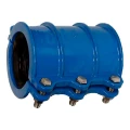 Муфта ремонтная хомутного типа DN.ru CСR14E(2pc) Ду100 (Дн107-119) Ру16 двухсоставная, корпус - чугун GGG50, уплотнение - EPDM