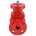 Задвижка клиновая 30ч939р (аналог МЗВ) DN.ru GVWN1414E-2W-F Ду50 Ру16 двусторонняя, фланцевая, клин - обрезиненный, шпиндель - невыдвижной, корпус - чугун, уплотнение - EPDM, с голым штоком, цвет - красный
