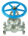 Задвижка клиновая 30нж15нж DN.ru GVWR3131M-2W-F-S Ду80 Ру40 фланцевая, корпус - нержавеющая сталь 304, материал клина - нержавеющая сталь 304, уплотнение - металл, со штурвалом GAIR задвижка клиновая 30нж15нж