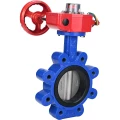 Затвор дисковый поворотный DN.ru WBV1631N-2W-Fb-H Ду80 Ру16 LUG межфланцевый, корпус - чугун QT450, диск - нержавеющая сталь AISI 304, уплотнение - NBR, с редуктором HGBF RQN1-180Z