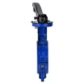 Затвор дисковый поворотный DN.ru WBV3434Pf-2W-Fb-H Ду100 Ру16 корпус - углеродистая сталь WCB, диск - углеродистая сталь WCB, футерованный PTFE, уплотнение - PTFE, межфланцевый, с рукояткой