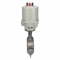 Затвор дисковый поворотный DN.ru WBV3232N-2W-Fb-H Ду65 Ру16, корпус - нержавеющая сталь 316L, диск - нержавеющая сталь 316L, уплотнение - NBR, с электроприводом ГЗ-ОФ-45/11К 220В