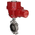 Затвор дисковый поворотный DN.ru WBV3232E-2W-Fb-H Ду65 Ру16, корпус - нержавеющая сталь 316L, диск - нержавеющая сталь 316L, уплотнение - EPDM, с электроприводом DN.ru QT-EX-010M-O2-380VAC-У1 380В