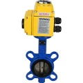 Затвор дисковый поворотный DN.ru WBV1413E-2W-Fb-H Ду300 Ру16, корпус - чугун GGG50, диск - чугун GGG40, уплотнение - EPDM, с электроприводом DN.ru-060 24В
