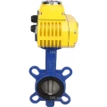 Затвор дисковый поворотный DN.ru WBV1432E-2W-Fb-H Ду100 Ру16, корпус - чугун GGG50, диск - нержавеющая сталь 316L, уплотнение - EPDM, с 1/4-оборотным электроприводом QT-N-008EM-O1-220VAC-У1 220В