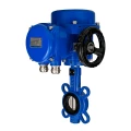 Затвор дисковый поворотный DN.ru Ду150 Ру16, корпус - чугун GGG50, диск - нержавеющая сталь 316L, уплотнение - EPDM, с электроприводом DN.ru QT-N-010M-O2-220VAC-У1 220В (WBV1432E-2W-Fb-H)