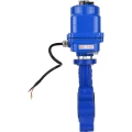 Затвор дисковый поворотный DN.ru WBV1631E-2W-Fb-H Ду50 Ру16 LUG межфланцевый, корпус - чугун QT450, диск - нержавеющая сталь AISI 304, уплотнение - EPDM, с электроприводом QT-N-003EM-O1-12VDC-У1 blue 12В